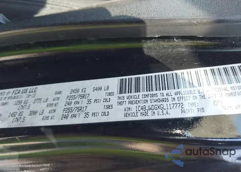 2016 Jeep Wrangler Unlimited Sport z USA, uszkodzony, nr VIN 1C4BJWDGXGL117772